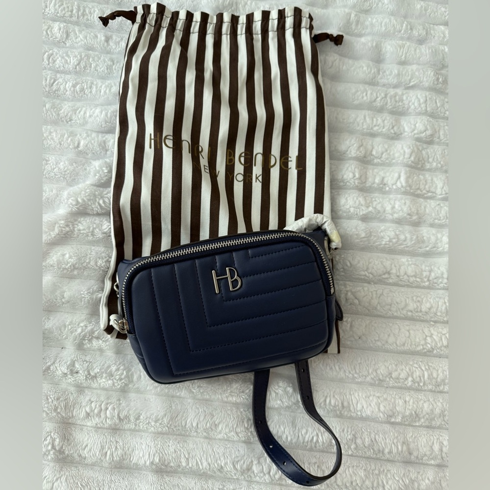 Henri Bendel Navy Blue 712 Belt Bag